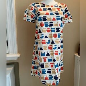 Marc by Marc Jacobs Retro Printed Multicolor Shift Dress 2